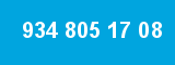 934 805 17 08 934 805 17 08